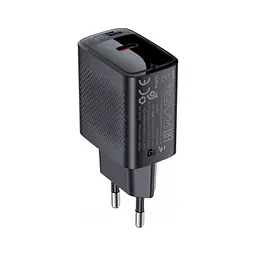 Зарядний пристрій Acefast USB-C 20W + Type-C cable A82 Fast Charger Black (6974316280057) - мініатюра 4