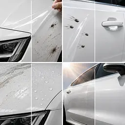 Антигравійна захисна бронеплівка за лекалами для Audi A7 4G 2010-2018 - зона кришки багажника - мініатюра 3