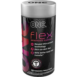 Презервативи латексні One One Flex Graphene (10 шт.)