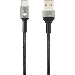 Кабель USB Gelius Strong Ukraine Cable USB to Type-C 1.2m 3A GP-UCN002C Black