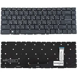 Клавіатура для ноутбука MSI (Modern 14 B) rus сірий без кадру підсвічування клавіш