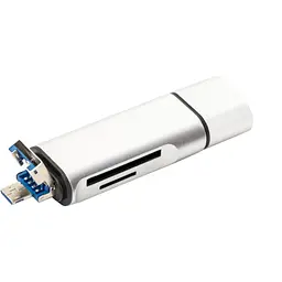 Концентратор XoKo AC-440 Type-C USB 3.0 and MicroUSB/SD Card Reader (XK-AС-440) - мініатюра 4