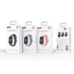 Смарт-часи XO-J10 AMOLED Screen Star Mist Magnetic Square Smart Sports Talking Watch Сірий - мініатюра 2