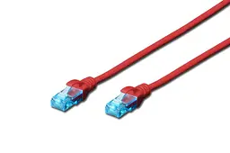Патч-корд Assmann CAT 5e U-UTP, ПВХ AWG 26/7, 3 м DK-1512-030/R Red - мініатюра 5