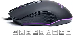 Миша REAL-EL RM-550 Чорний (EL123200027) - мініатюра 2