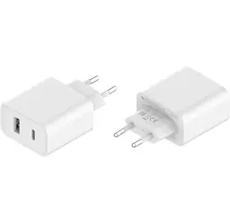 Мережевий зарядний пристрій Xiaomi Mi 33W Wall Charger (Type-A+Type-C) EU White (BHR4996GL) - мініатюра 3