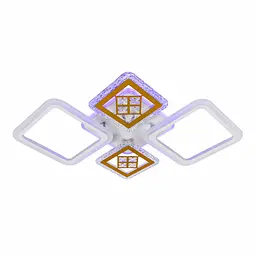Люстра світлодіодна Valeso V K39930-2+2+1 WT+gold з пультом - мініатюра 7