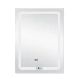 Дзеркало Qtap Mideya з антизапотіванням (DC-F937) 600x800 QT2078F937W, Білий - мініатюра 4