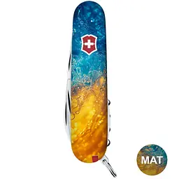 Ніж Victorinox Spartan Ukraine 91мм 13функ Жовто-сині бризки - мініатюра 3