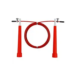 Скоростная скакалка EasyFit Speed Cable Rope EF-2039-R со стальным тросом, красная