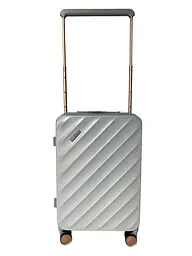 Валіза Milano bag 015 колір срібний розмір маленький S - мініатюра 7