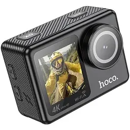 Екшн-камера Hoco DV101 dual color screen Спортивна чорна - мініатюра 5