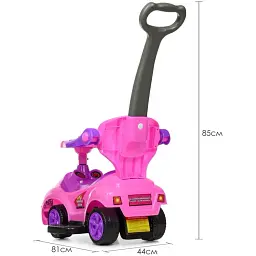 Каталка-толокар Bambi M 4205-8 рожевий - мініатюра 7