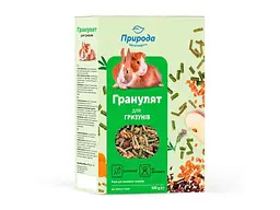 Корм для гризунів ПРИРОДА 500г Гранулят PR241565