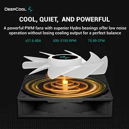 Кулер для процесора Deepcool AG400 Digital BK ARGB (R-AG400-BKADMN-G-1) - мініатюра 11