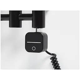 Електричний тен HeatQ NEX 300 Вт Bluetooth з кабелем колір чорний (N300.BL.SC), Чорний матовий