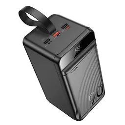 Портативна батарея - зовнішній АКБ Hoco J123D 90000mAh Element power bank with digital display чорний - мініатюра 7