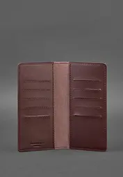 Шкіряне портмоне-купюрник 11.0 бордове - мініатюра 4
