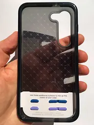 Оригінальний силконовий чохол для Samsung Galaxy S23 PLUS (S916) Tech21 Evo Check Протиударний Black T21-10093 - мініатюра 7
