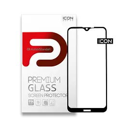 Захисне скло для Nokia 2.3, Icon, 2.5D загартоване скло, повне проклеювання, глянсове, удароміцне, з олеофобним покриттям, сумісне з чохлами, міцність 9H, проста установка, ArmorStandart (ARM56154-GIC-BK)