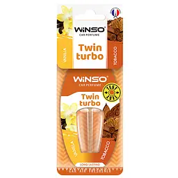 Ароматизатор для авто Winso Twin Turbo Vanilla & Tobacco Ваніль та тютюн подвійна капсула