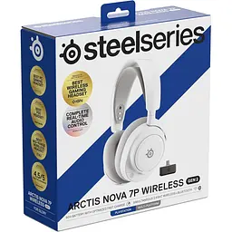 Ігрові навушники SteelSeries Arctis Nova 7P Gen 2 for PlayStation White (61745) [160354] - мініатюра 9