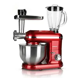 Кухонний комбайн-тестоміс 3 у 1 Heinrich's HKM 5262 Red 5.5 л - мініатюра 4