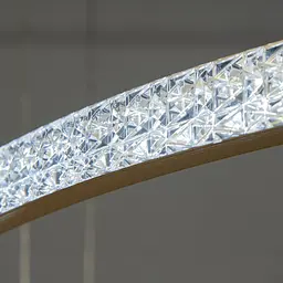 Люстра кільця LED D2490-1000+800+600G - мініатюра 2