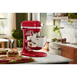 Кухонна машина KitchenAid Heavy Duty 5KSM55SXXEER з підйомною чашею 5.2 л червона (5KSM55SXXEER) - мініатюра 12
