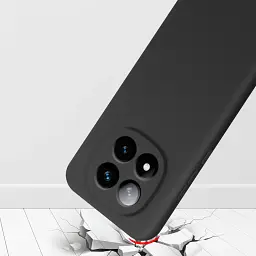Силіконовий чохол BeCover для Xiaomi Redmi Note 14 Pro Plus 5G Black (712761) - мініатюра 3