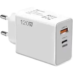 Зарядний пристрій Gan 120W Charger + Кабель 6A USB-A to USB-C Білий (SH0000313)