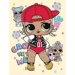 Алмазна мозаїка "L.O.L. Surprise! SWAG" AML1196, 15x20 см