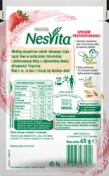 Каша вівсяна Nesvita солодка з молоком і шматочками полуниці 45 г - мініатюра 2