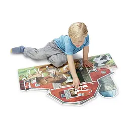 Пазл Melissa&Doug Мега "Ферма", 32 елемента (MD2923) - мініатюра 3