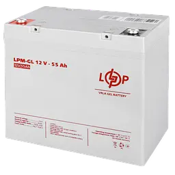 Акумулятор гелевий LogicPower LPM-GL 12 V - 55 Ah (LP15266) - мініатюра 2