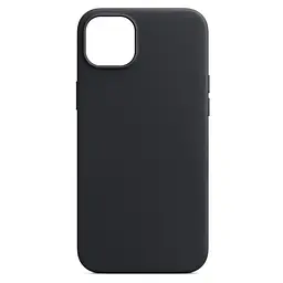 Кожаный чехол-панель для Apple iPhone 14 Plus, FAKE Leather Case, черный, искусственная кожа, премиум, противоударный, защита всего корпуса, с мягкой подкладкой, поддержка MagSafe и беспроводной зарядки, ArmorStandart (ARM64394)