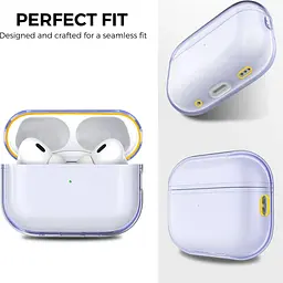Чохол AhaStyle Transparent Case для Airpods Pro 2 Purple [133867] - мініатюра 3