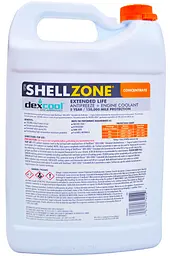 SHELL ZONE Концентрат антифризу червоний G12 Dex-Cool 4 л - мініатюра 3