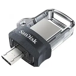 USB флеш накопичувач SanDisk 64GB Ultra Dual Black USB 3.0 OTG (SDDD3-064G-G46) - мініатюра 5
