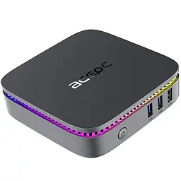 Міні-ПК Acepc PicoBox Pro AK1 / Intel N95 / RAM 16GB / SSD 512GB / 2 x HDMI / LAN, Wi-Fi, Bluetooth / Windows 11 Pro / Сірий - мініатюра 4