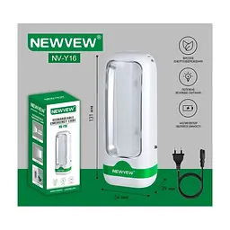 Ліхтар NEWVEW NV-Y16 800mAh White-Green (NWVW-NV-Y16-WHGN) - мініатюра 5