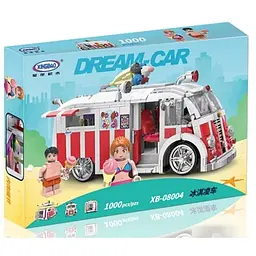 Конструктор MOC Фургон з морозивом, 1000 елементів XINGBAO 35х48х7 см det0006337