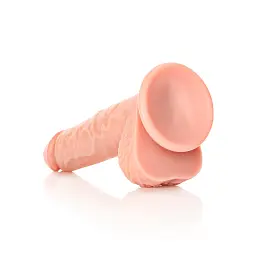 Фалоімітатор RealRock Straight 8" 20,5 см (тілесний) - мініатюра 9