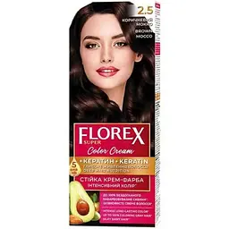 Крем-фарба Florex Коричневий мокко КЕРАТИН 2.5