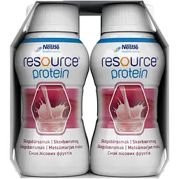 Готова молочна суміш Nestle Resource Protein Ресурс Протеїн, зі смаком лісових фруктів, 800 мл (4 шт. по 200 мл) - мініатюра 7