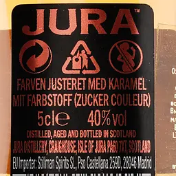 Віскі Jura 12yo Single Malt Scotch Whisky, 40%, 0,05 л - мініатюра 4
