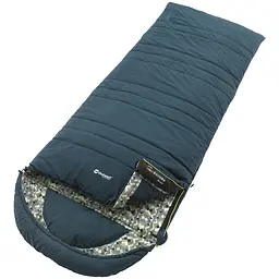 Спальний мішок Outwell Camper/0°C Blue Right (230351) - мініатюра 1