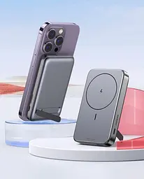 Магнітна батарея Ugreen PB206 Magnetic Magsafe Powerbank 10 000mAh 20W USB-C зі складною підставкою - мініатюра 2