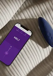 Вакуумний стимулятор клітора We-Vibe Melt синій - мініатюра 7