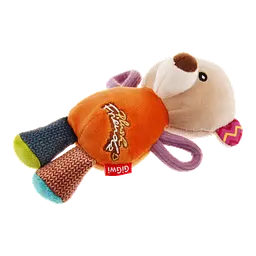 Іграшка для Собак Gigwi Plush Friendz Мишка з пищалкою 16х8х8 см - мініатюра 2